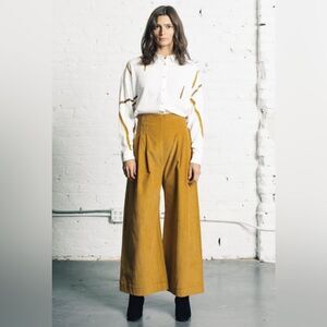 DARRYL pants ILANA KOHN ✨✨✨ corduroy high-waisted wide-leg front pleats